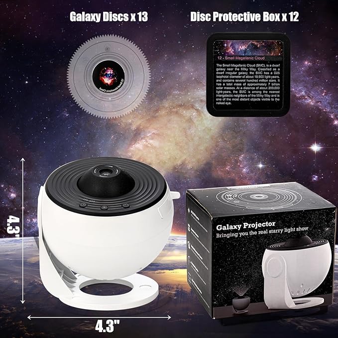 Planetarium Projector 12 Films HD Globe Galaxy Projector Night Lights   🌌💫