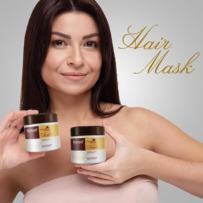 Karseell Collagen Hair Treatment Deep Repair & Hydration for Dry, Damaged Hair! 💆‍♀️💖 500ml